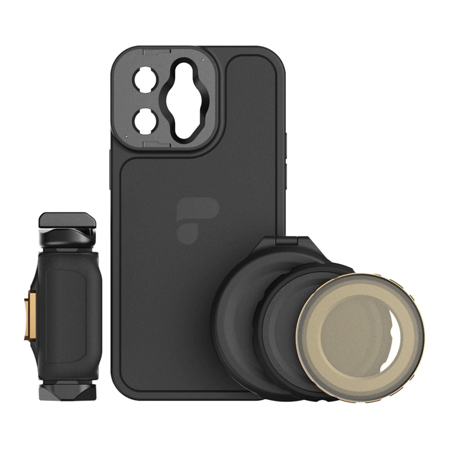 PolarPro LiteChaser Cage IPhone 14 Pro Max Aluminium - Compatible Objectifs Moment
