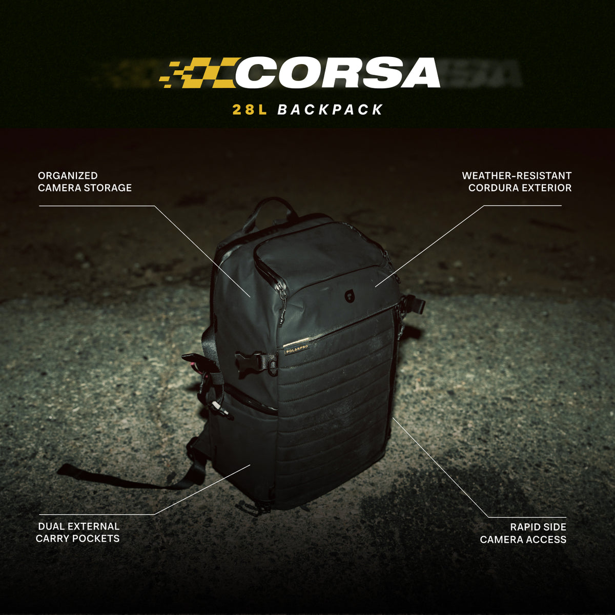 Corsa 28L Camera Backpack