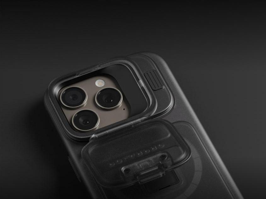 【美品即日】PolarPro BaseCase黒 iPhone16 Pro用 LiteChaser BaseCase – Ergonomic iPhone 16 Camera Grip for