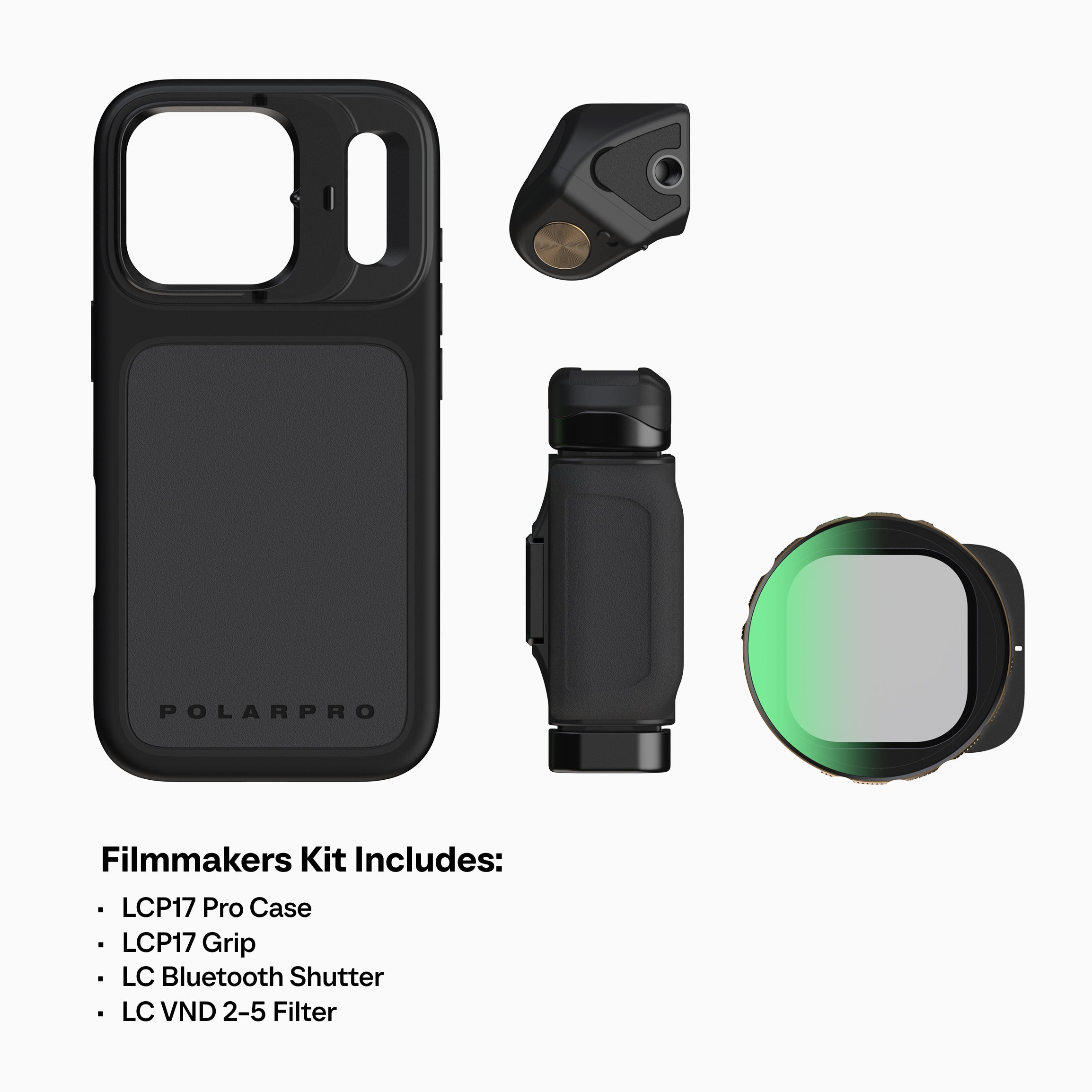 1*P様 PolarPro LiteChaserケース Blackmistフィル iPhone 17/18 Pro Camera Case – LiteChaser 17/18 | PolarPro